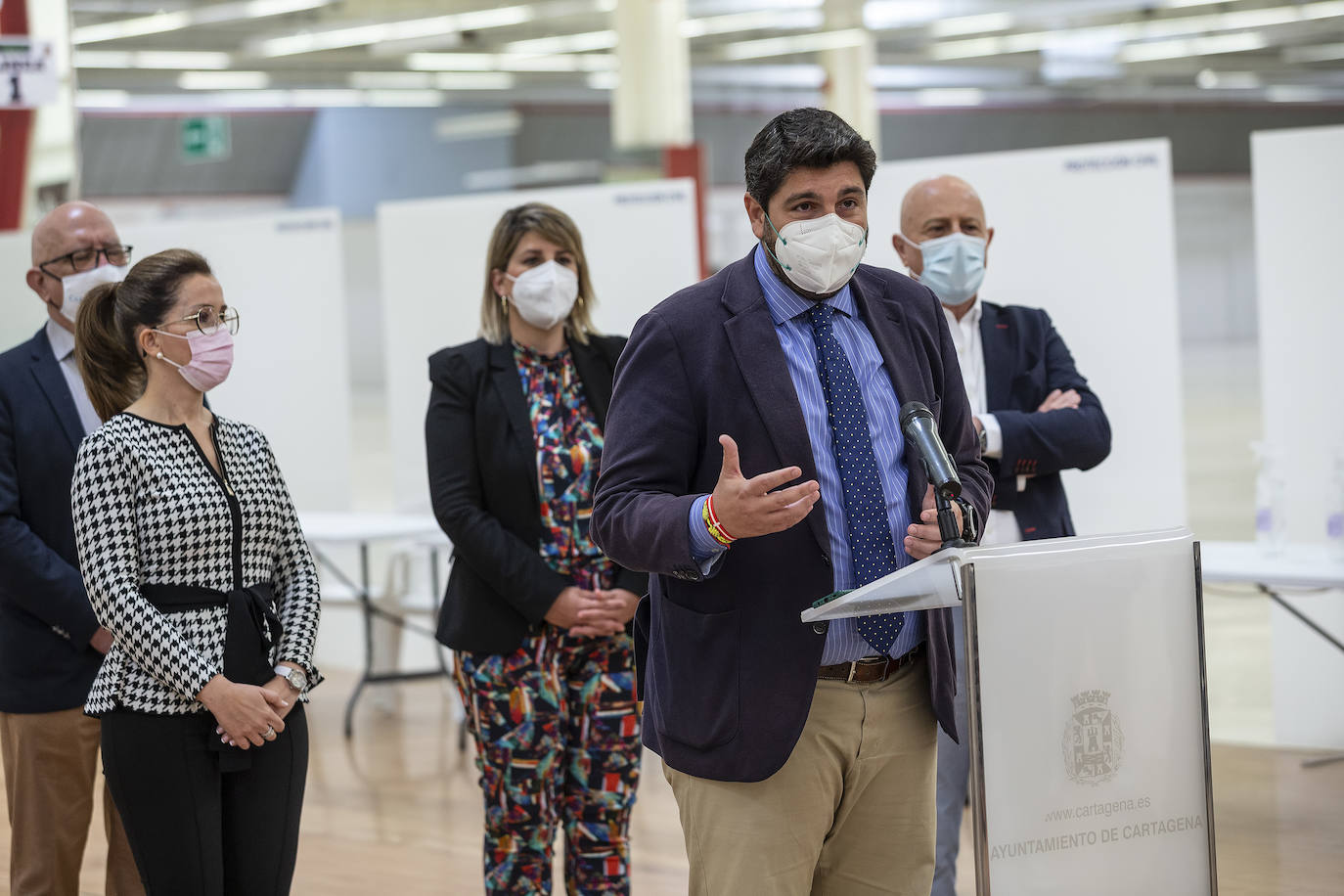 Fotos: Cartagena contará con un nuevo punto de vacunación masiva