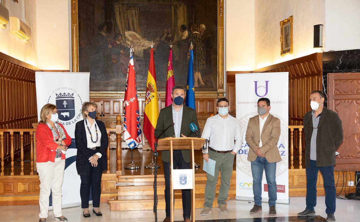 La presentación de las actividades tuvo lugar en el Salón de Plenos del Ayuntamiento de Caravaca 