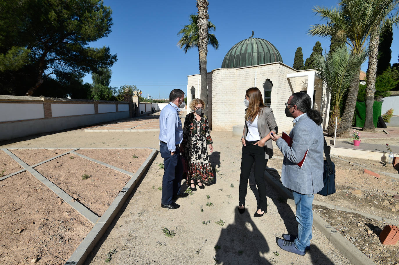Fotos: Concluyen las obras de ampliación del cementerio musulmán de Murcia
