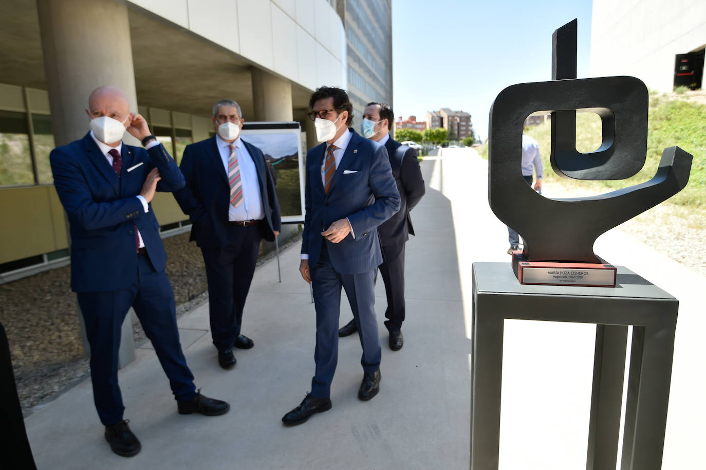 Fotos: Homenaje póstumo a la magistrada María Poza en la Ciudad de la Justicia de Murcia