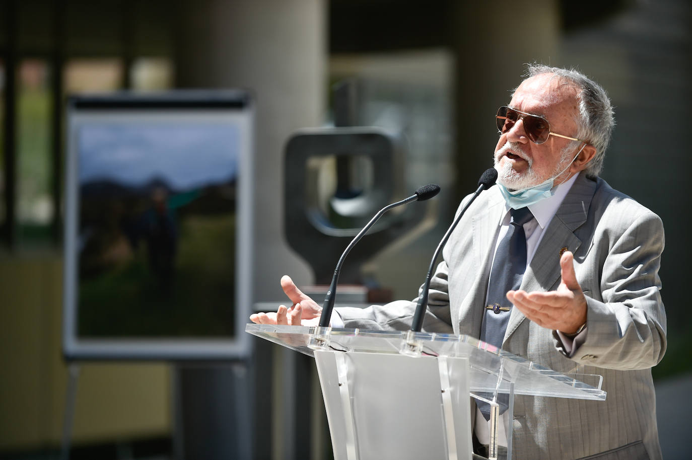 Fotos: Homenaje póstumo a la magistrada María Poza en la Ciudad de la Justicia de Murcia