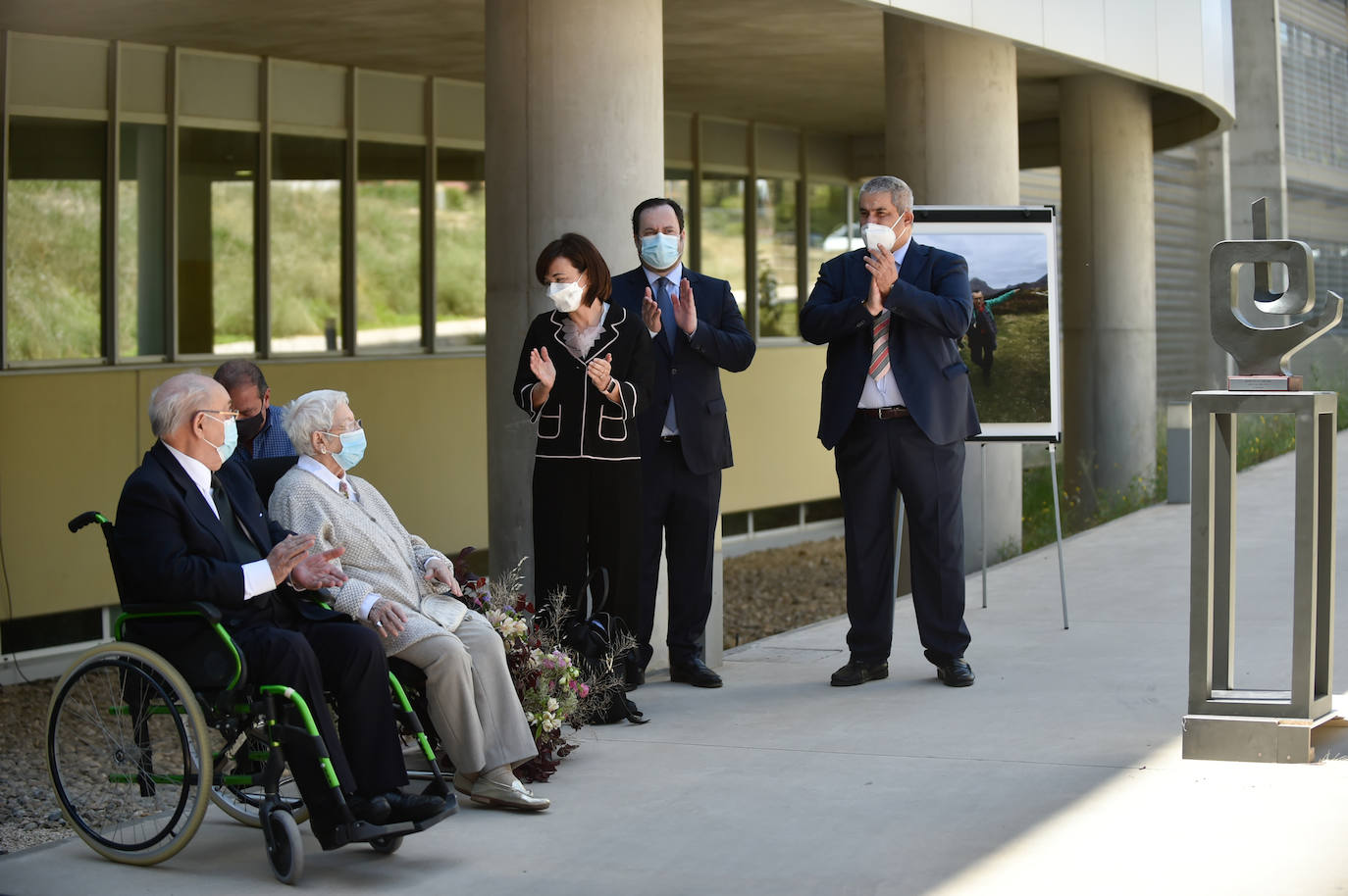 Fotos: Homenaje póstumo a la magistrada María Poza en la Ciudad de la Justicia de Murcia