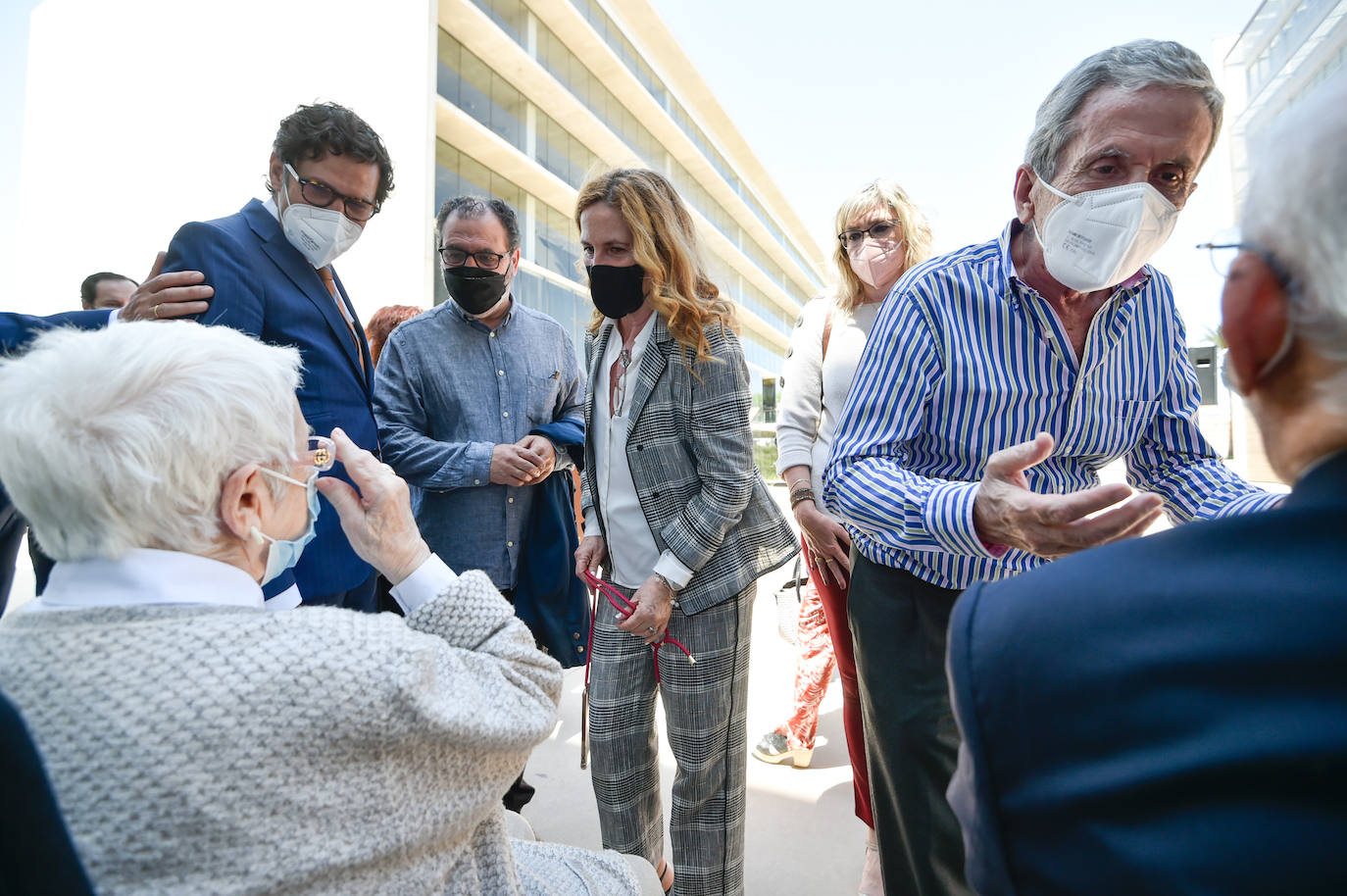 Fotos: Homenaje póstumo a la magistrada María Poza en la Ciudad de la Justicia de Murcia