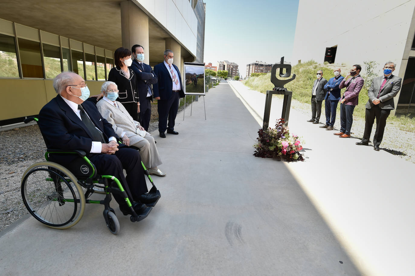 Fotos: Homenaje póstumo a la magistrada María Poza en la Ciudad de la Justicia de Murcia