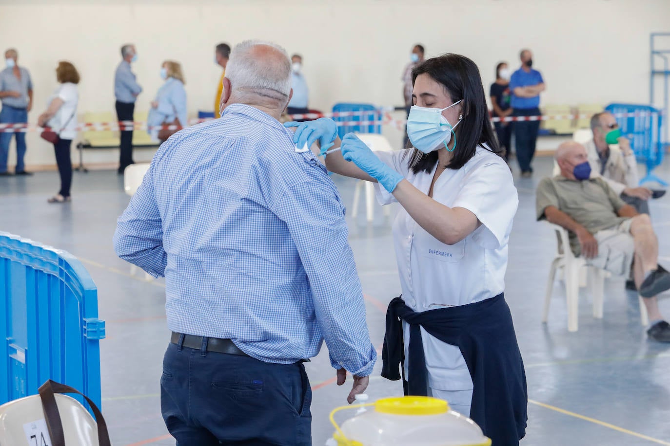 Fotos: Vacunación en Puerto Lumbreras