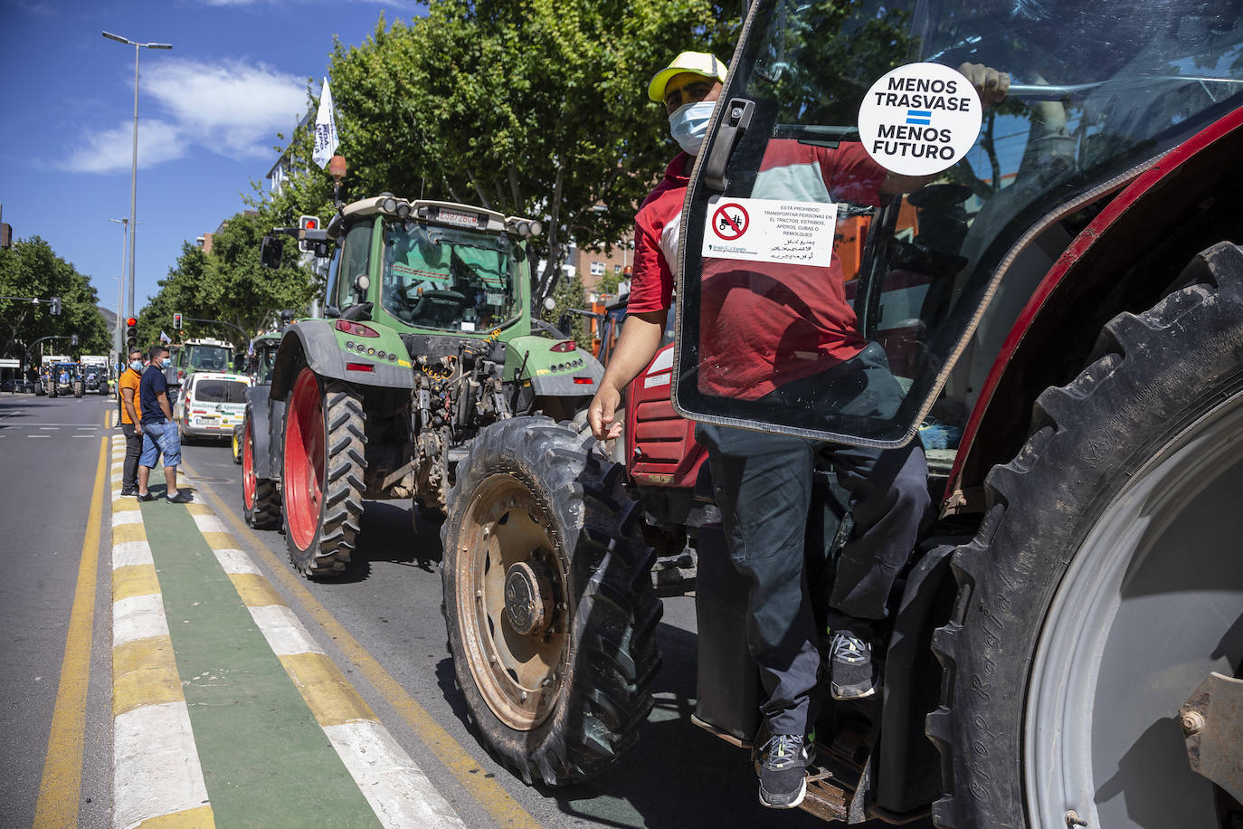 Fotos: Manifestación en defensa del Trasvase Tajo-Segura en Cartagena