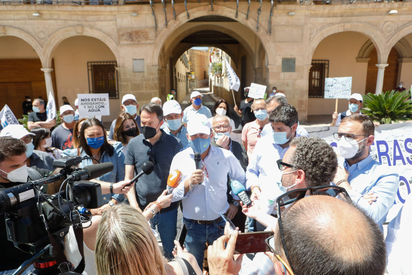 Fotos: Manifestación en defensa del Trasvase en Lorca