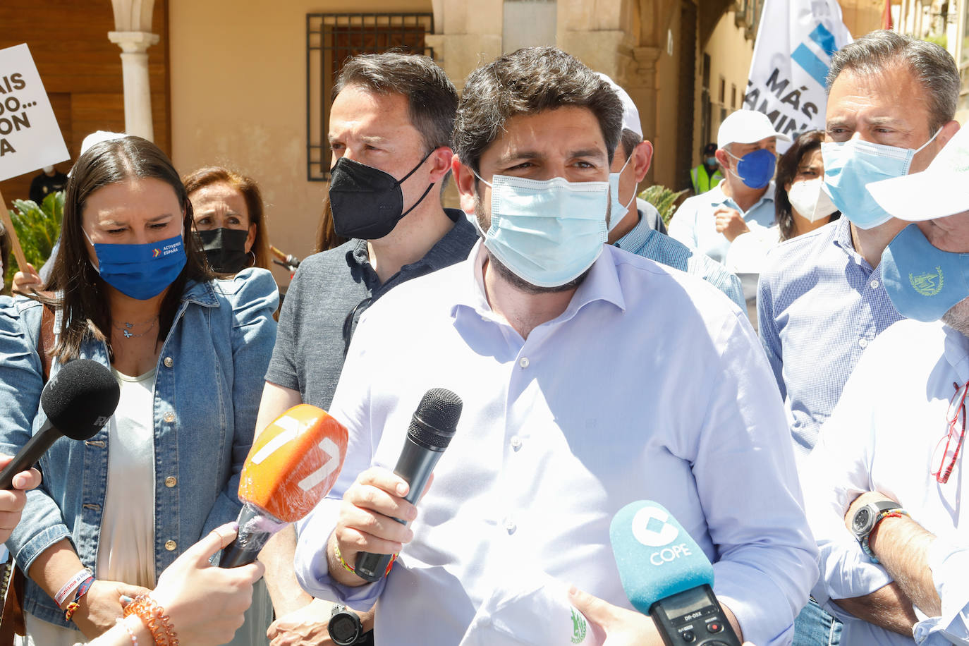 Fotos: Manifestación en defensa del Trasvase en Lorca
