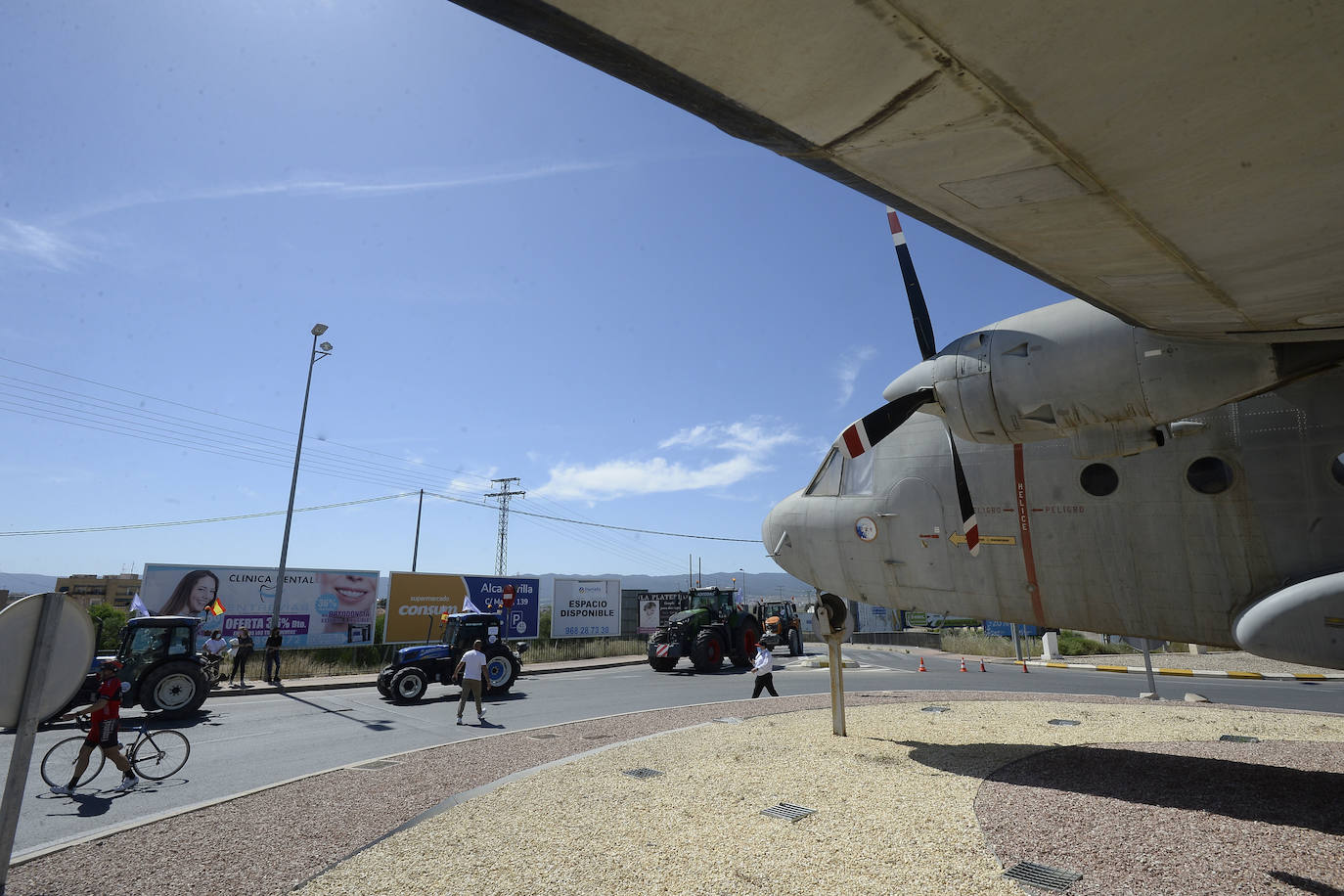 Fotos: Tractorada en favor del Trasvase llevada a cabo en Alcantarilla