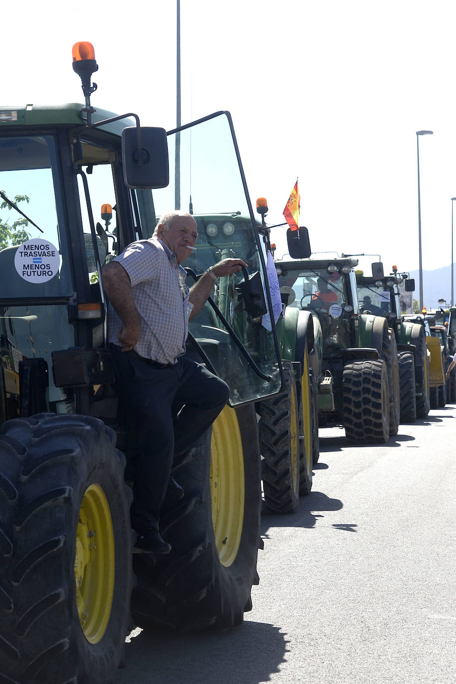 Fotos: Tractorada en favor del Trasvase llevada a cabo en Alcantarilla