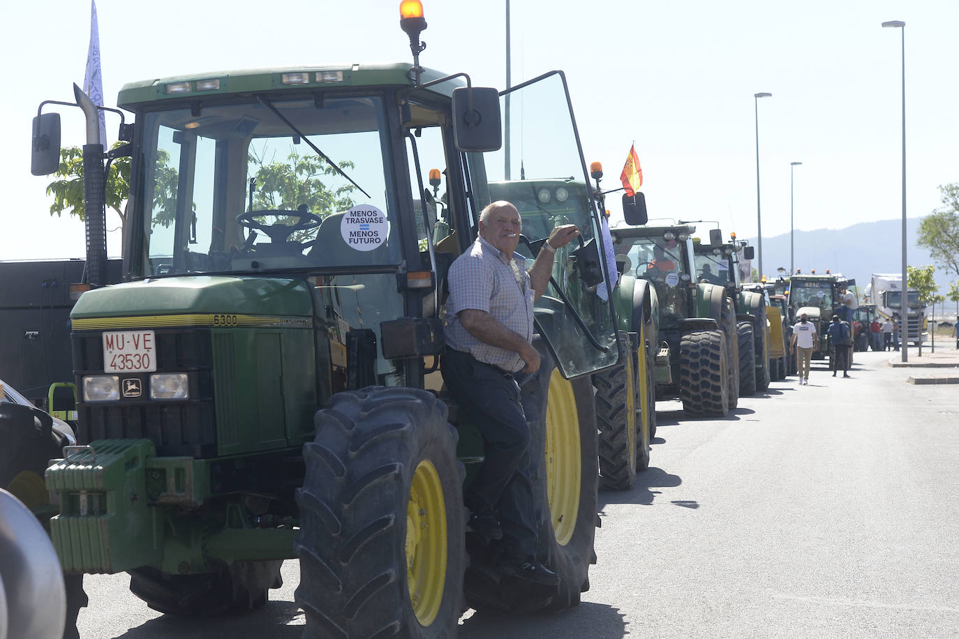 Fotos: Tractorada en favor del Trasvase llevada a cabo en Alcantarilla