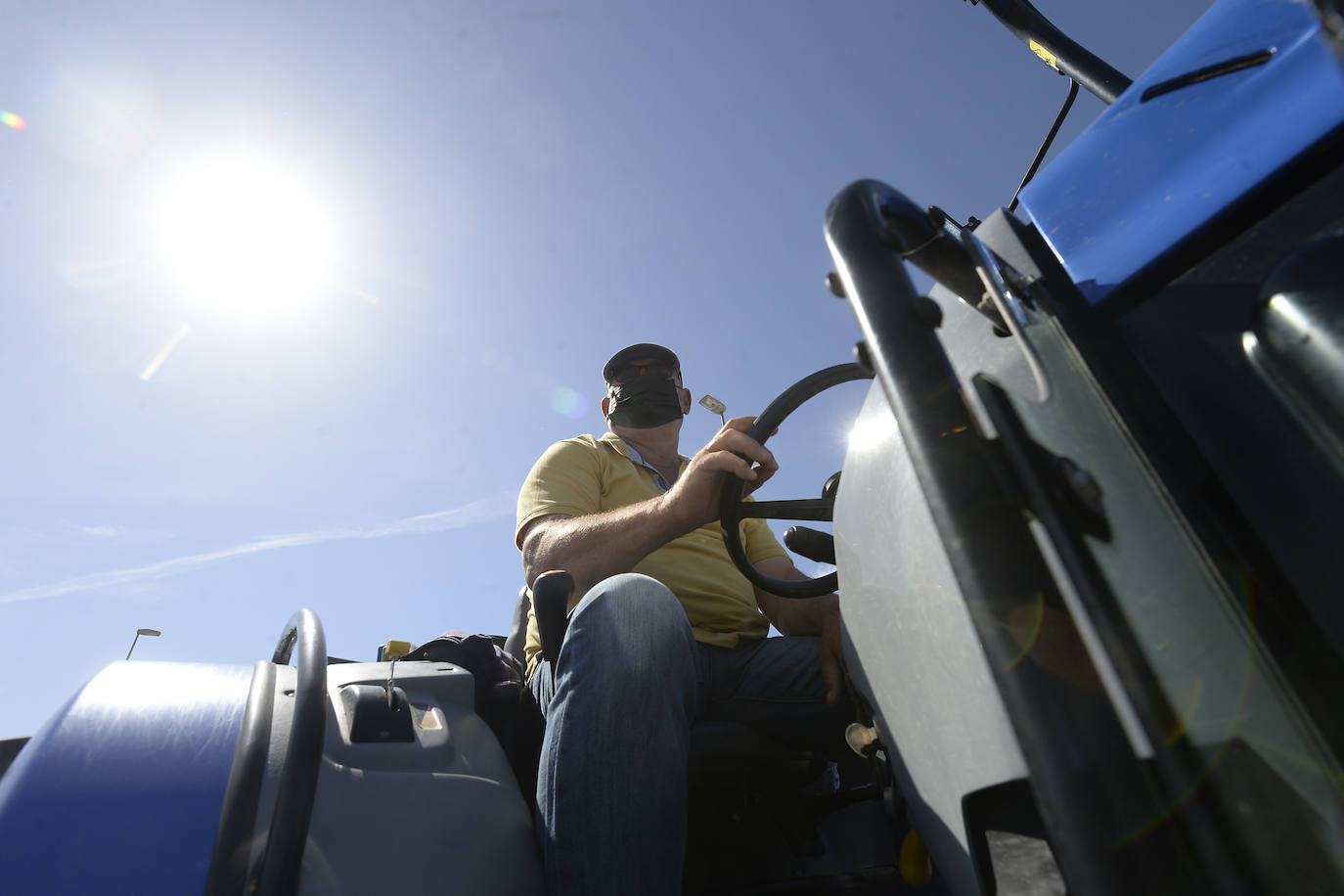 Fotos: Tractorada en favor del Trasvase llevada a cabo en Alcantarilla