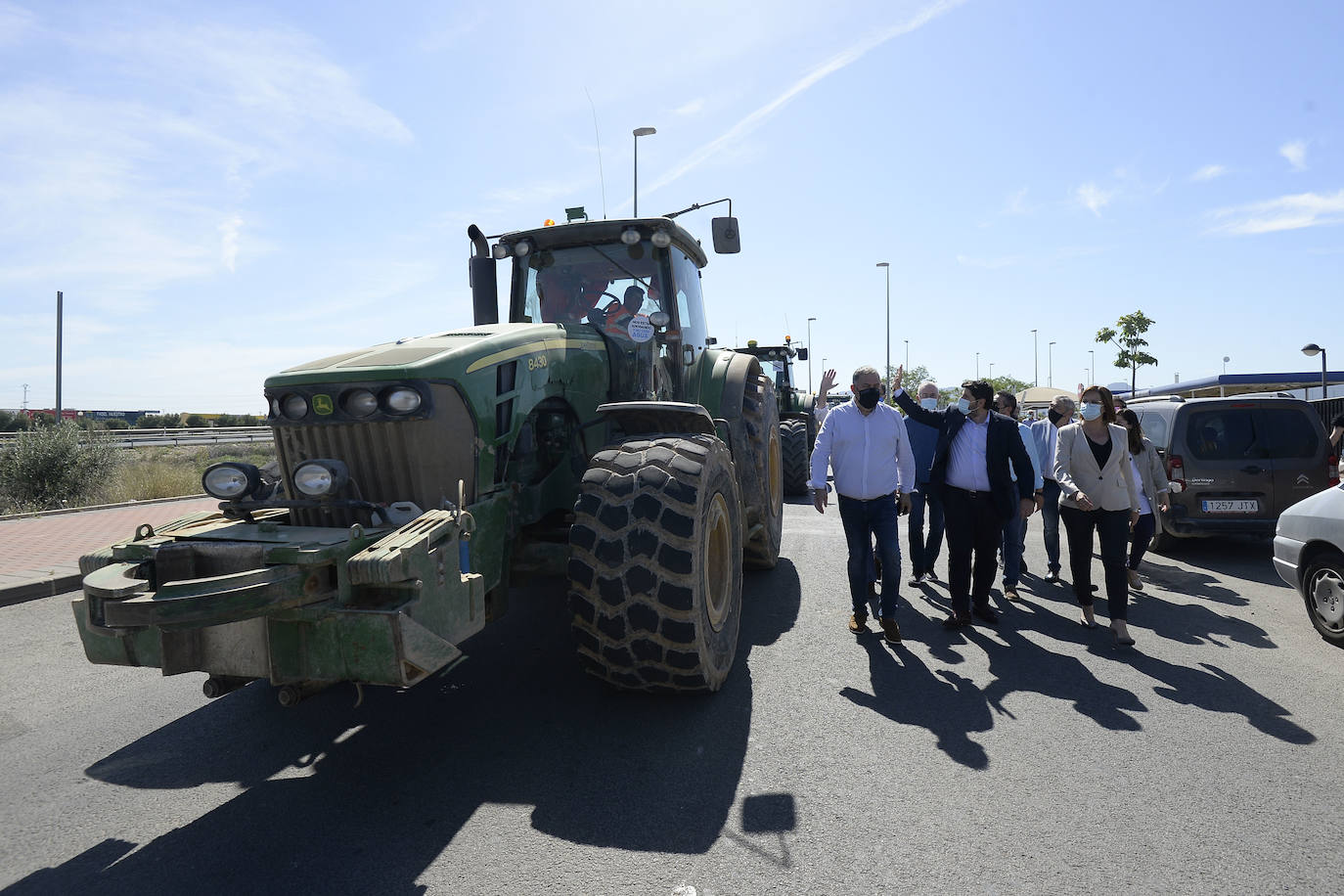 Fotos: Tractorada en favor del Trasvase llevada a cabo en Alcantarilla