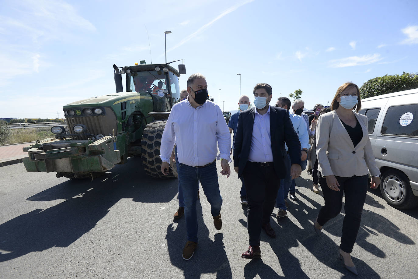 Fotos: Tractorada en favor del Trasvase llevada a cabo en Alcantarilla