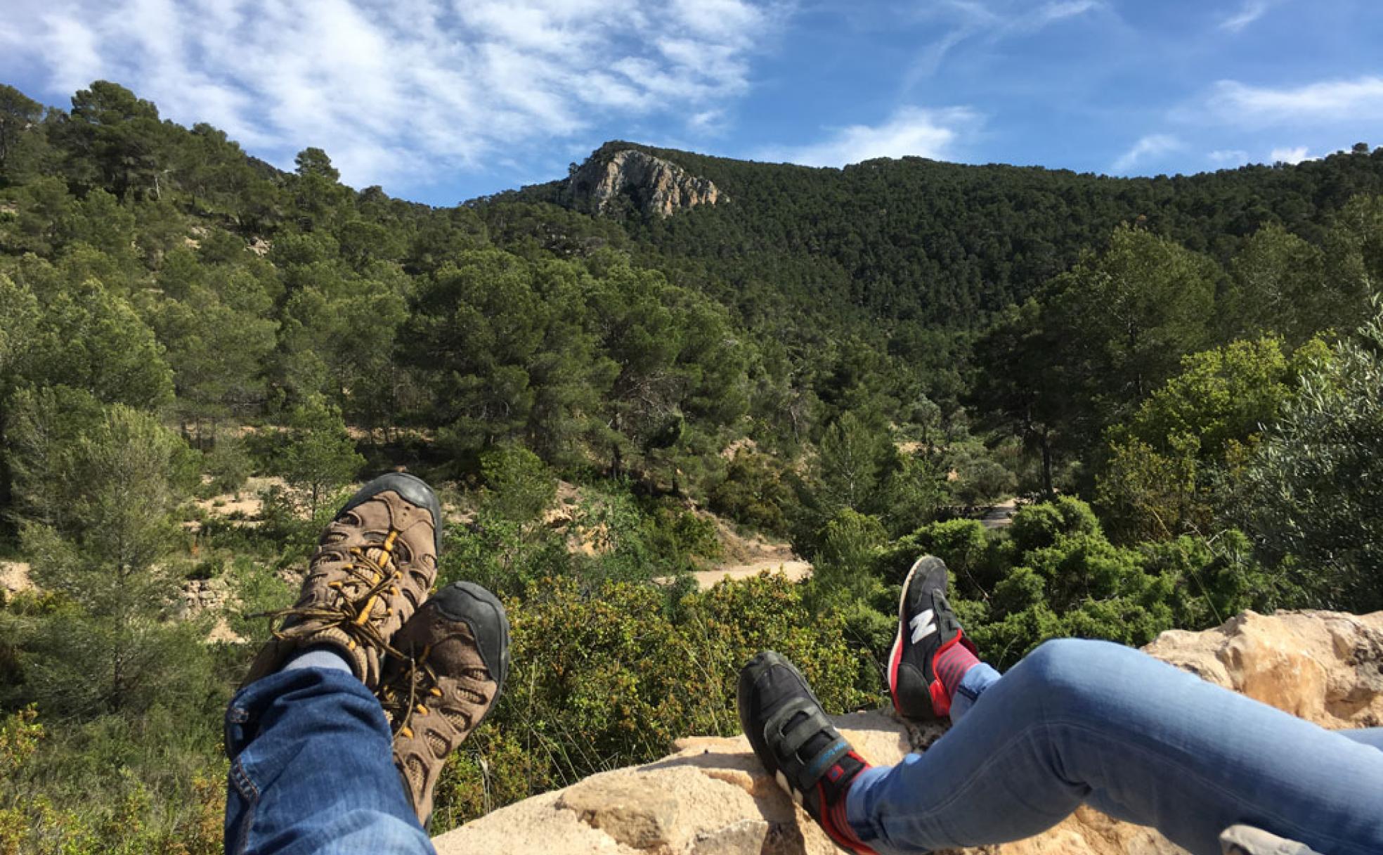 Roquedo de la Sierra de Salinas, en Yecla, próximo a la provincia de Alicante. 
