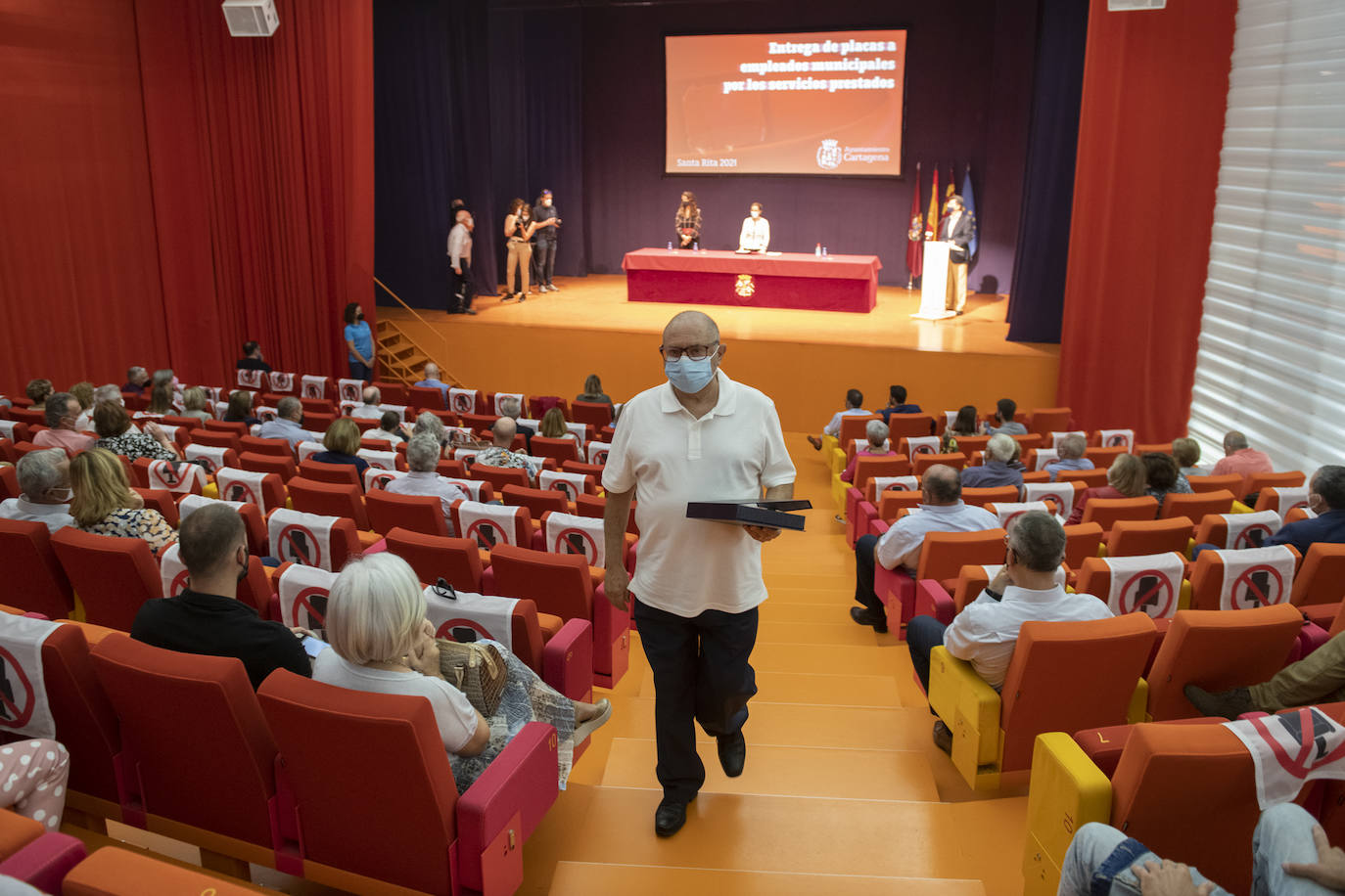Fotos: Homenaje a funcionarios de Cartagena