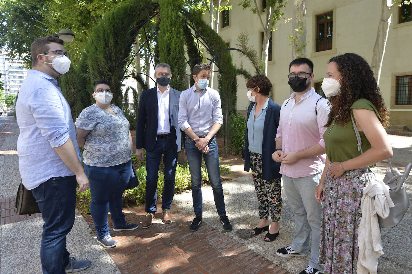 Fotos: La visita de Errejón a la Región de Murcia, en imágenes