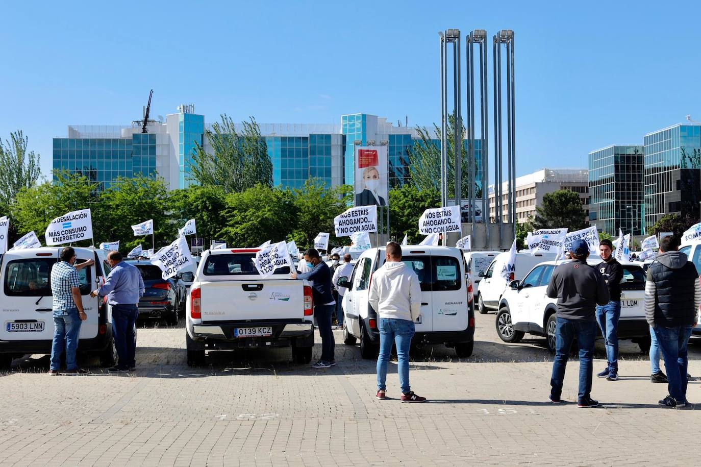 Fotos: Los regantes se manifiestan en Madrid para defender el Trasvase