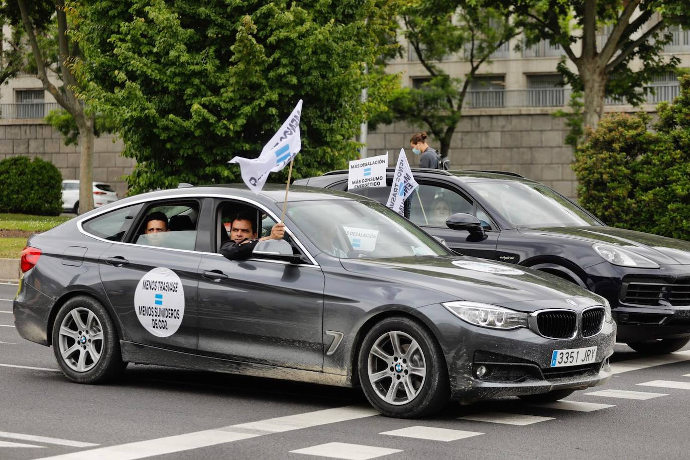 Fotos: Los regantes se manifiestan en Madrid para defender el Trasvase