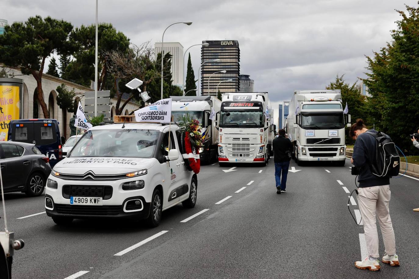 Fotos: Los regantes se manifiestan en Madrid para defender el Trasvase
