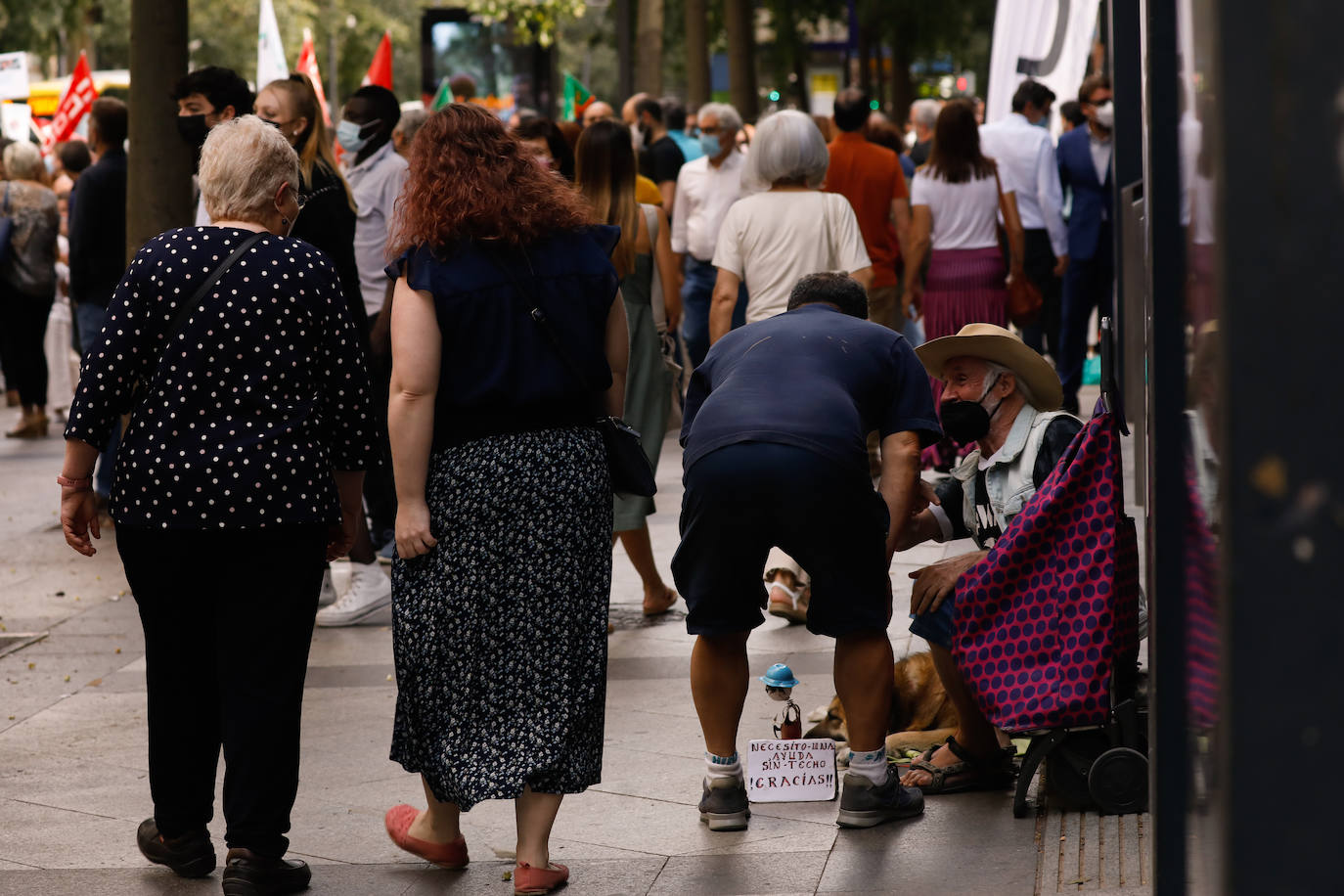 Fotos: Los sintecho proliferan en el centro de Murcia atraídos por el buen tiempo y la oferta laboral agrícola