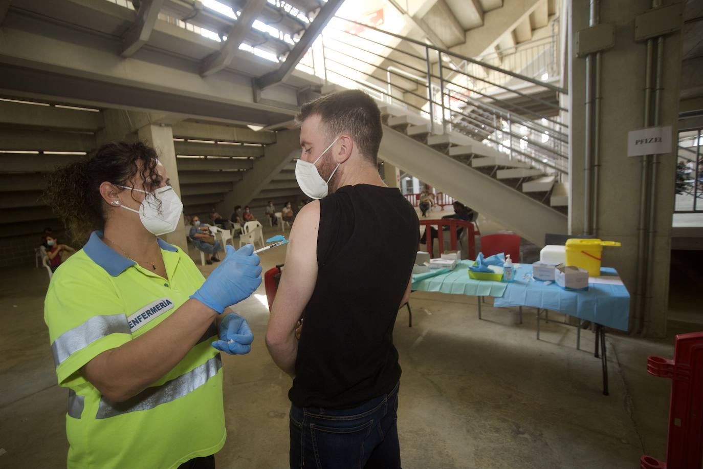 Fotos: La Región retoma la vacunación a menores de 60 años con AstraZeneca