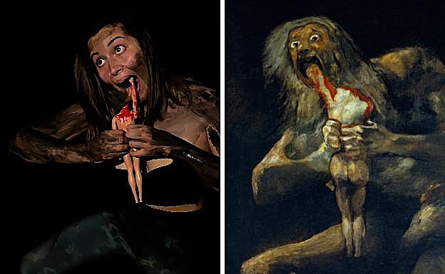 'Saturno devorando a su hijo', de Goya.