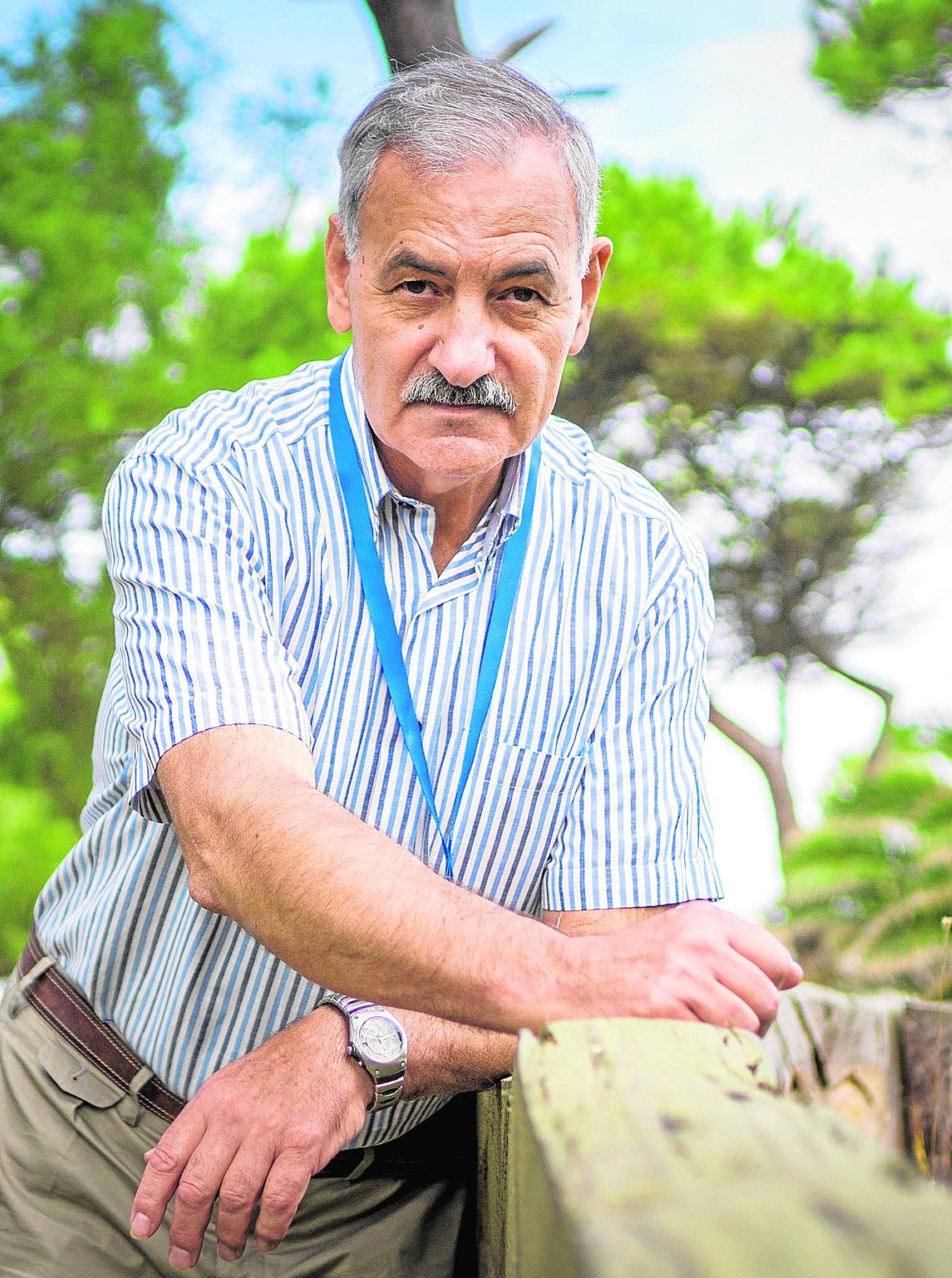 El biólogo y codirector de las excavaciones en la sierra de Atapuerca José María Bermúdez de Castro. 