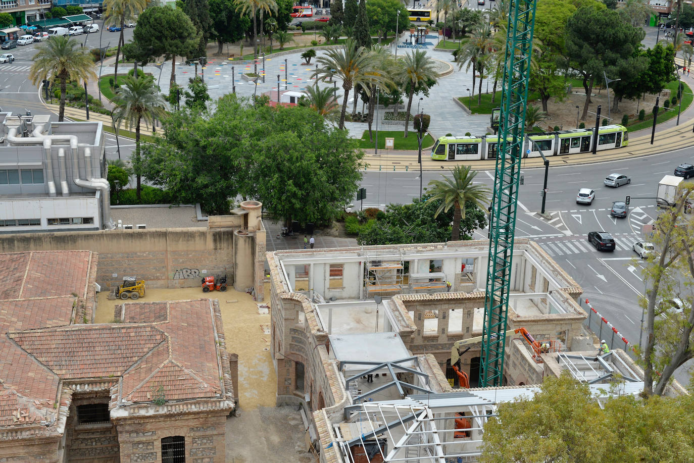 Fotos: Obras de rehabilitación de la la antigua Prisión Provincial de Murcia