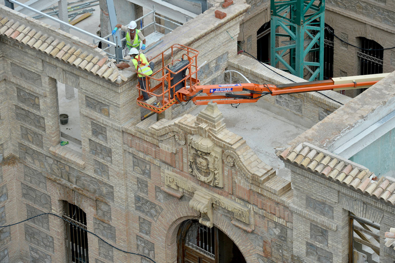 Fotos: Obras de rehabilitación de la la antigua Prisión Provincial de Murcia