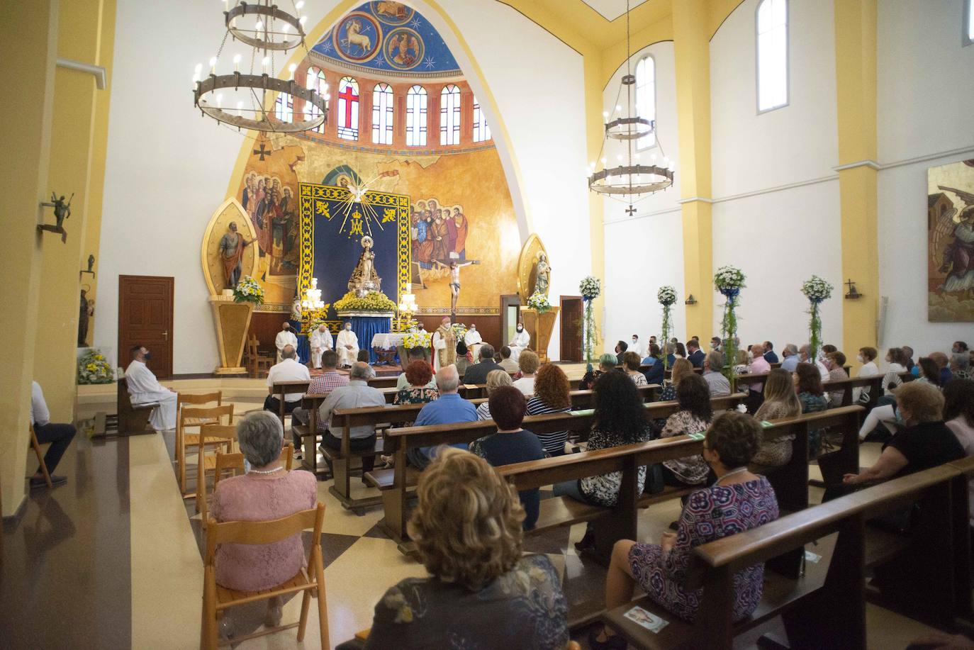 Fotos: Los Ramos se rinde a la Virgen de la Huerta