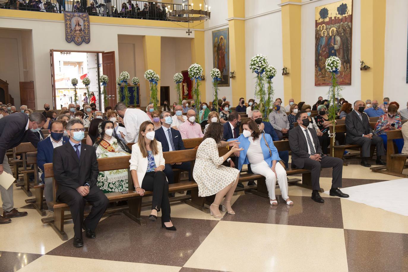 Fotos: Los Ramos se rinde a la Virgen de la Huerta