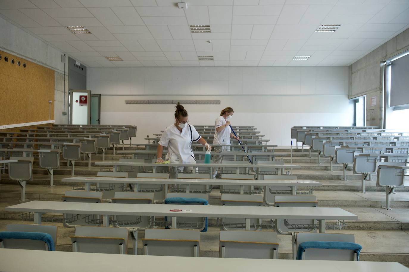 Fotos: Preparativos para la Ebau 2021 en la Región de Murcia