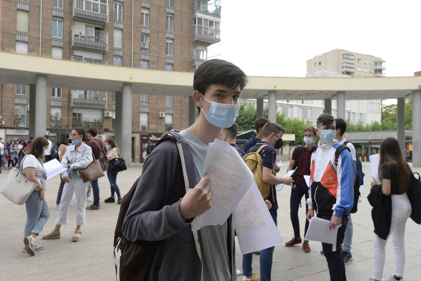 Fotos: Así arrancó la Ebau en la Universidad de Murcia