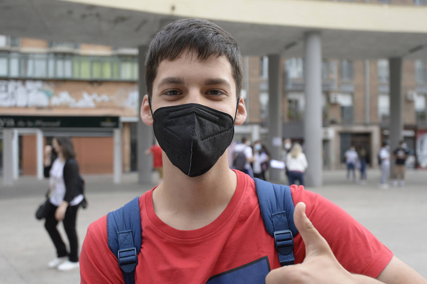 Fotos: Así arrancó la Ebau en la Universidad de Murcia