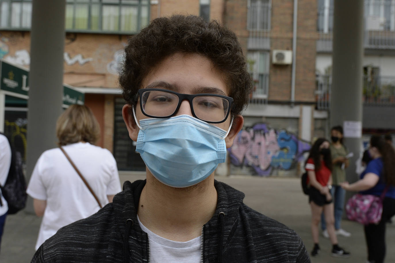 Fotos: Así arrancó la Ebau en la Universidad de Murcia