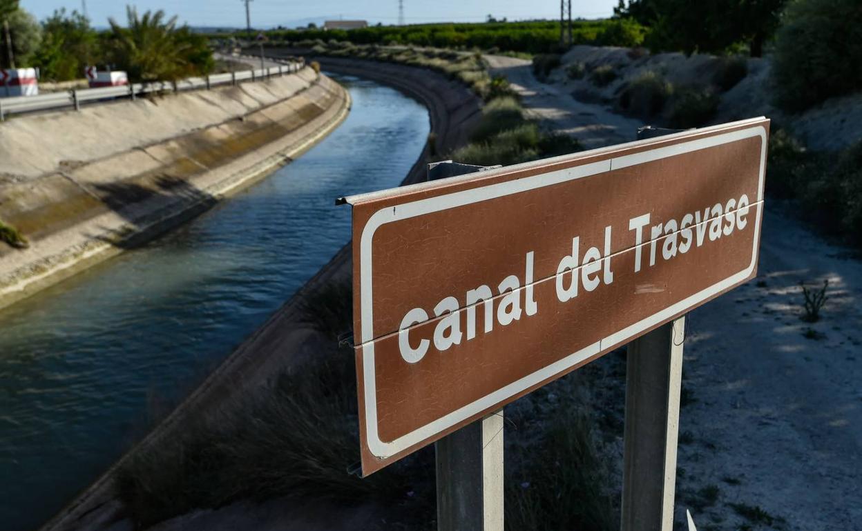 Imagen de archivo del canal del Trasvase. 