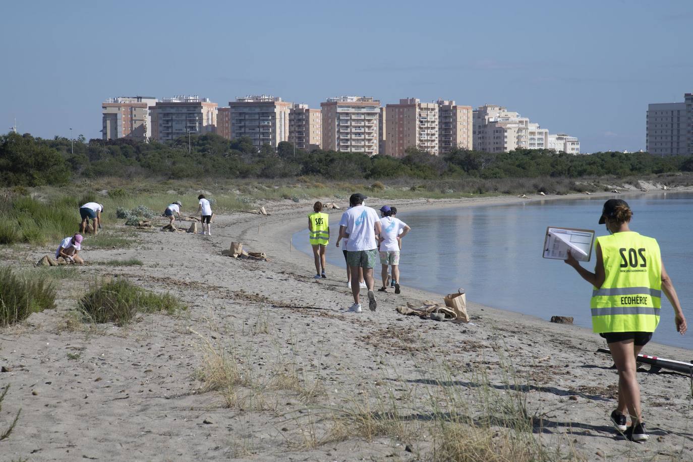 Fotos: Los voluntarios retiran 260 kilos de basura del Estacio