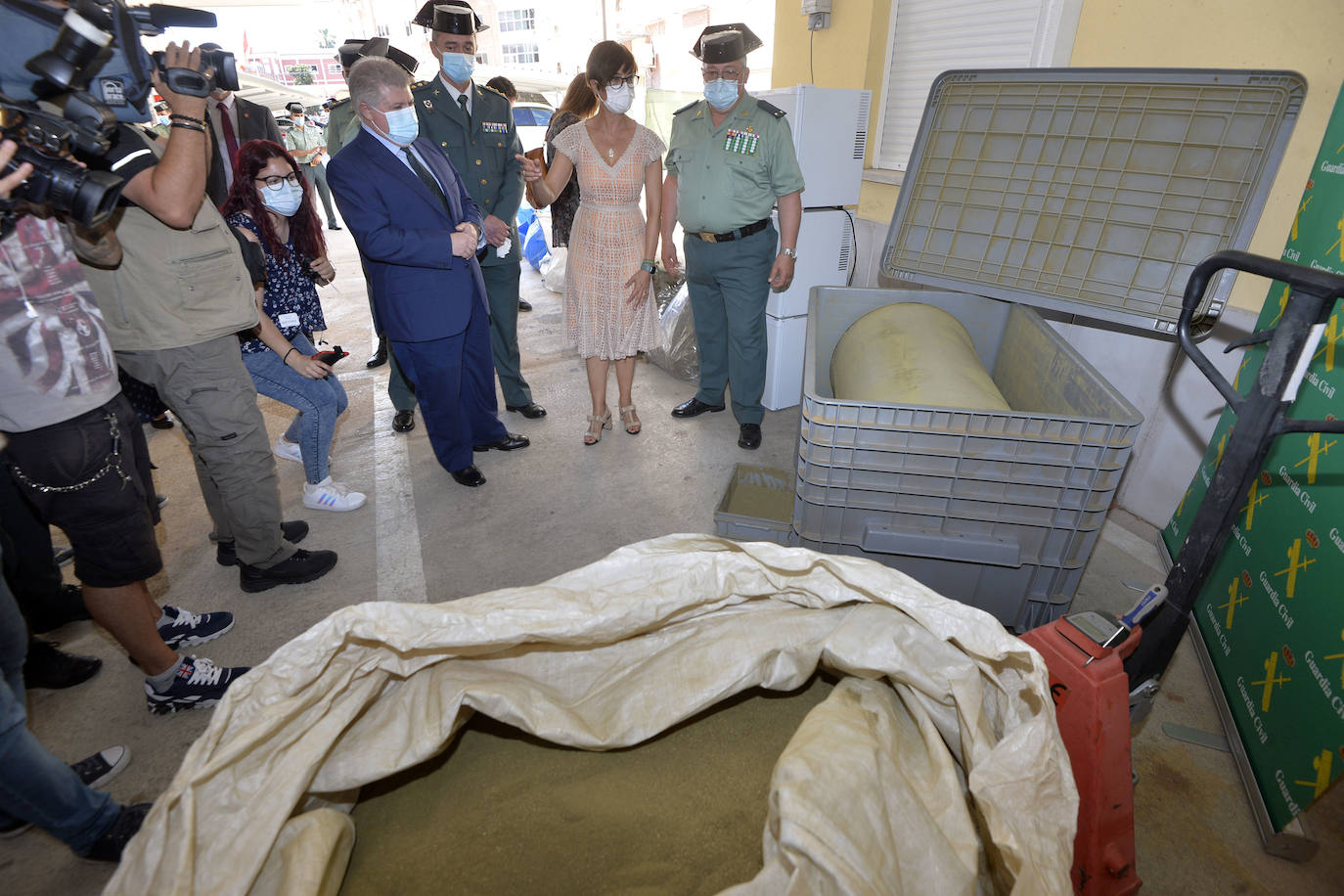 Fotos: Desarticulan una red de &#039;narcos&#039; murcianos y desmantelan la primera fábrica de hachís de España