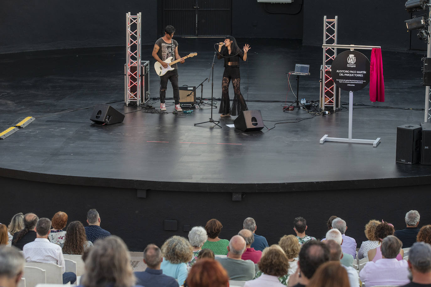 Fotos: Paco Martín ya da nombre al auditorio de Cartagena