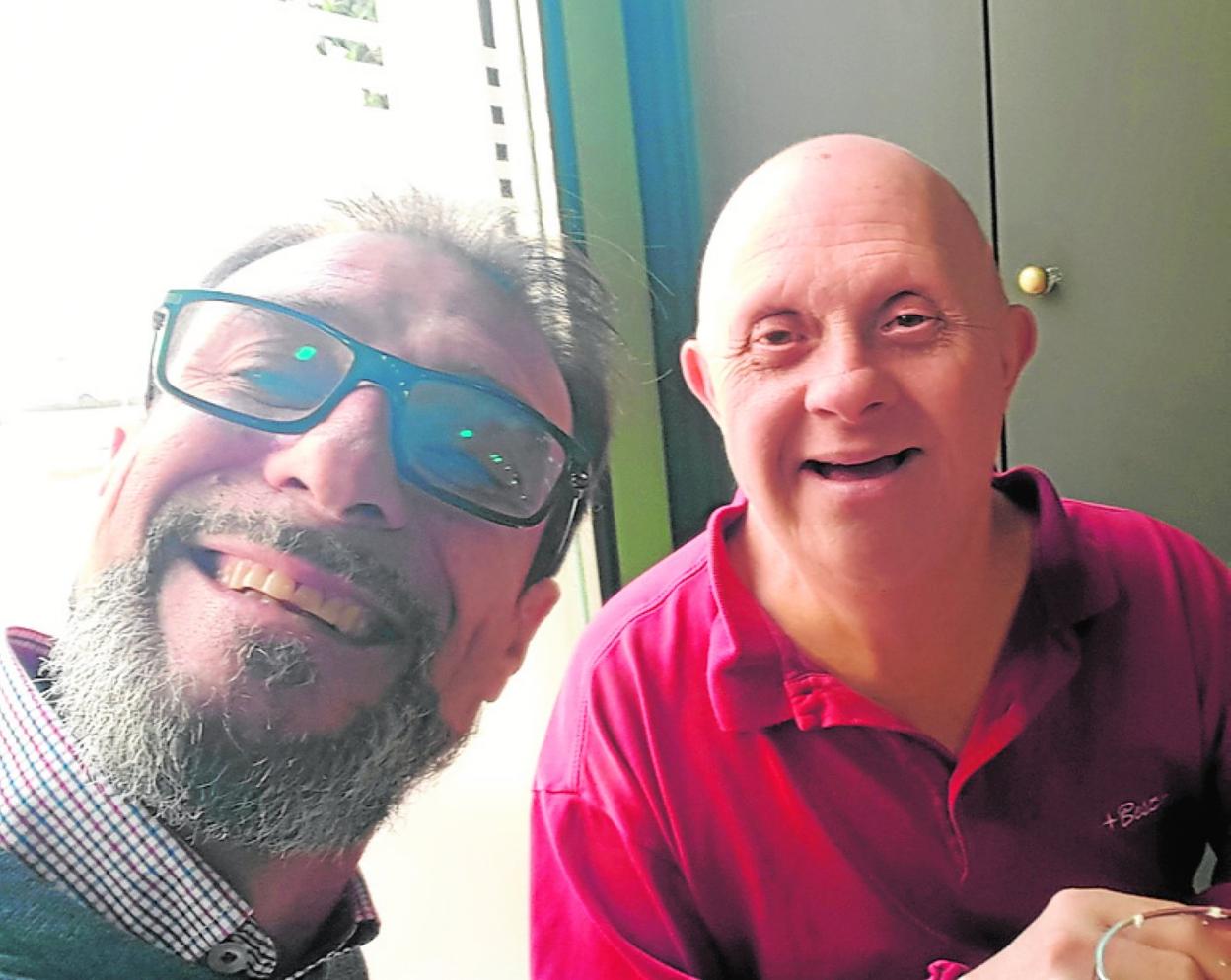 Ignacio Ramírez y su hermano Antonio, hace unos días. 