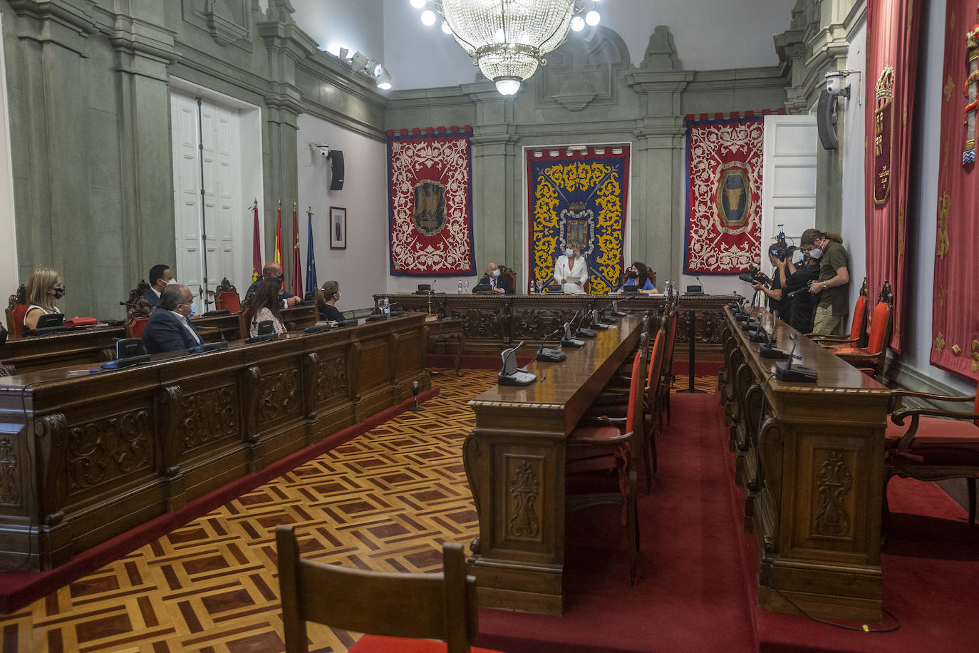 Fotos: Pleno de investidura de Noelia Arroyo como nueva alcaldesa de Cartagena