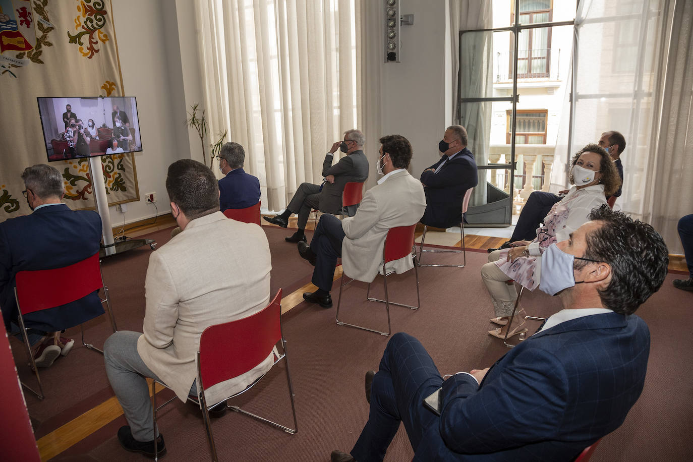 Fotos: Pleno de investidura de Noelia Arroyo como nueva alcaldesa de Cartagena