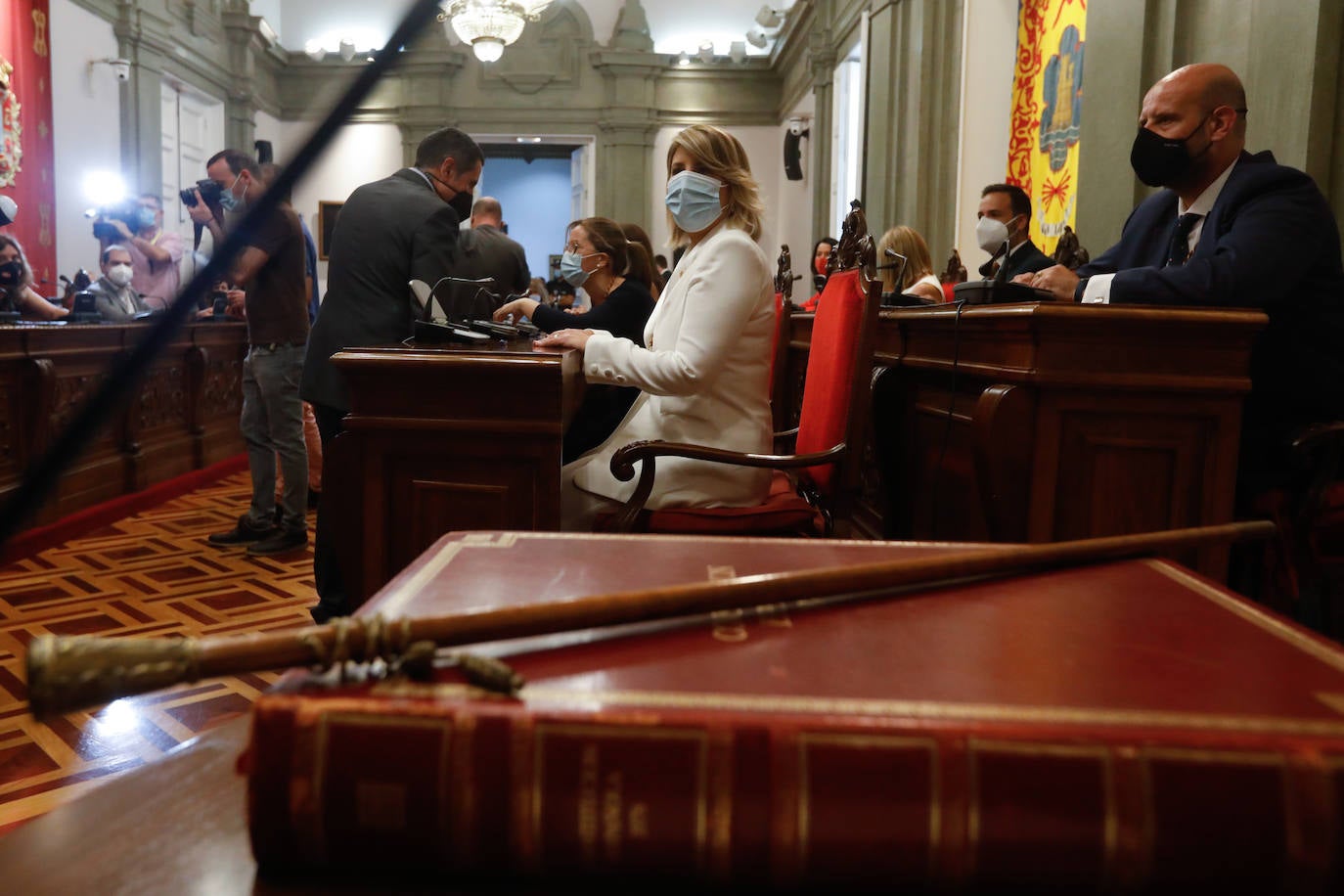 Fotos: Pleno de investidura de Noelia Arroyo como nueva alcaldesa de Cartagena