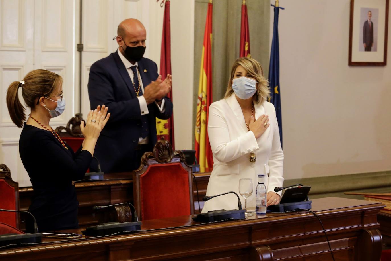 Fotos: Pleno de investidura de Noelia Arroyo como nueva alcaldesa de Cartagena