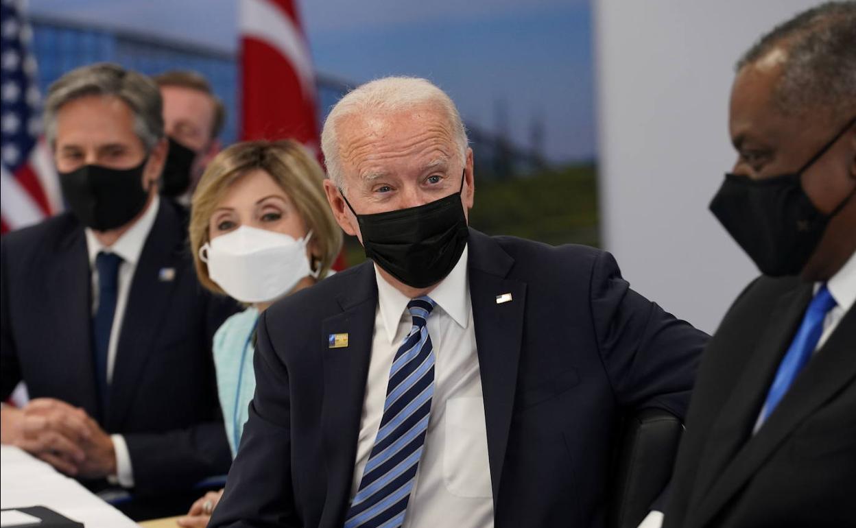 El presidente de EEUU Joe Biden, en su gira europea. 