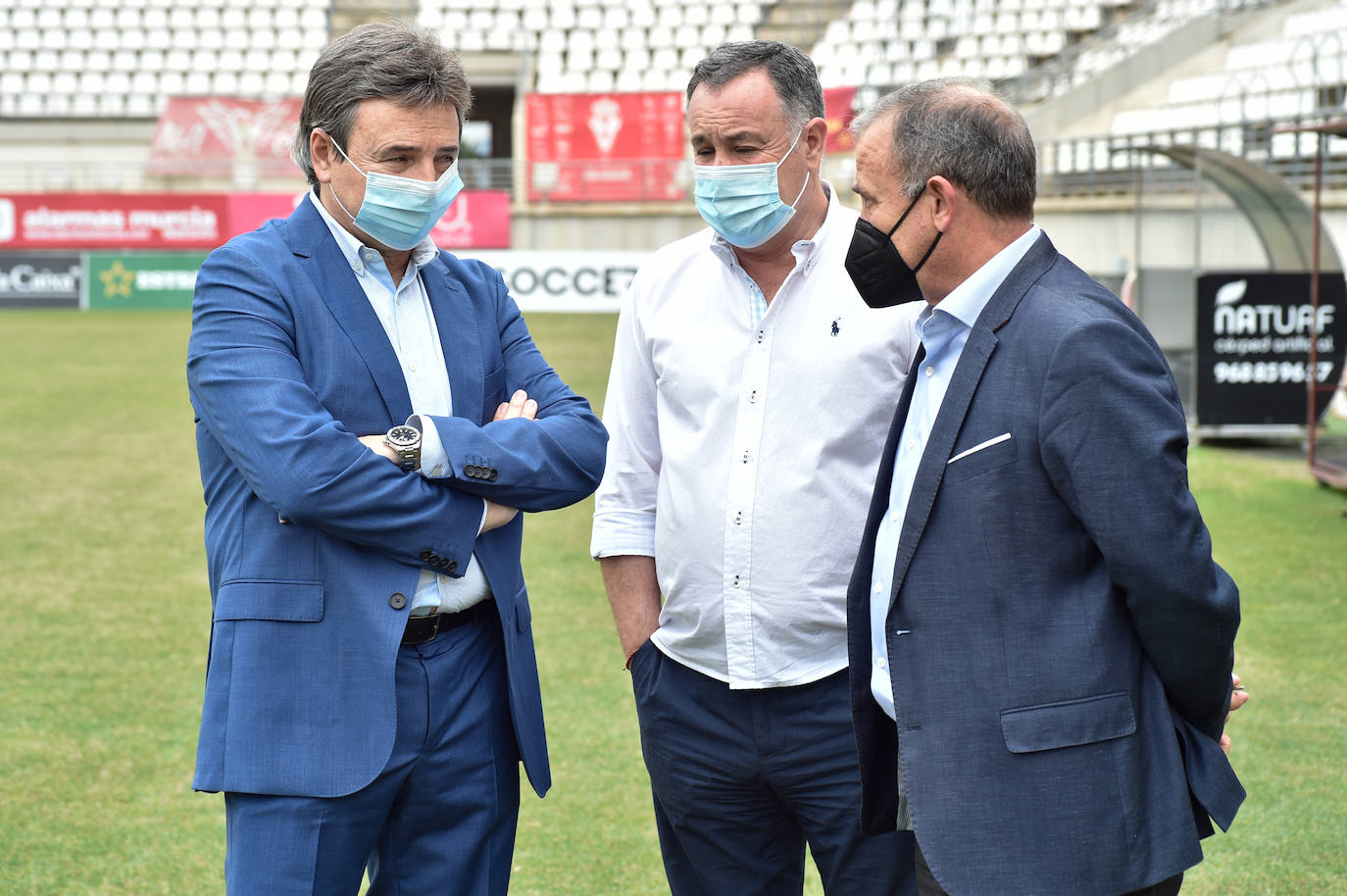 Fotos: Presentación del nuevo entrenador del Real Murcia