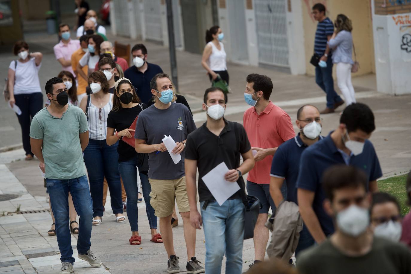 Fotos: Oposiciones de educación en la Región de Murcia