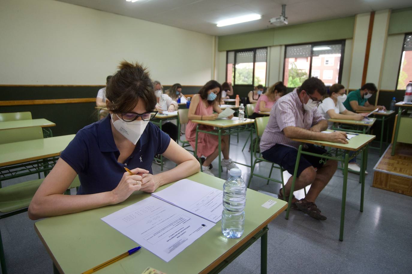 Fotos: Oposiciones de educación en la Región de Murcia