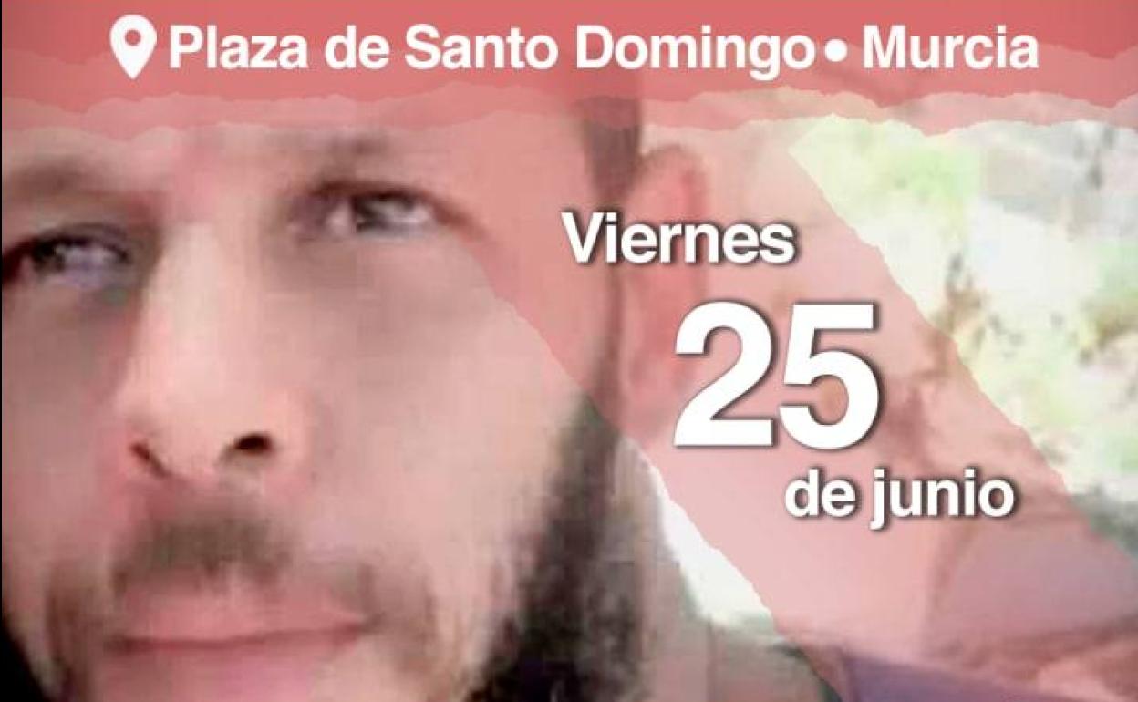 Cartel de la manifestación de Stop Racismo. 